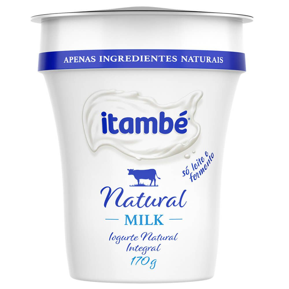 Iogurte Integral Natural Milk Itambé 170g | Mambo Supermercado São Paulo
