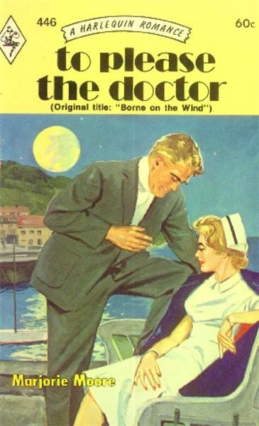 To Please the Doctor (Harlequin Romance #446) by Moore, Marjorie: Very Good  Mass Market Paperback (1974) 5th Printing | Paperback Recycler