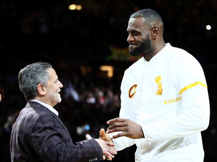 Cleveland Cavaliers Owner Dan Gilbert Sees LeBron James As 'Partner'
