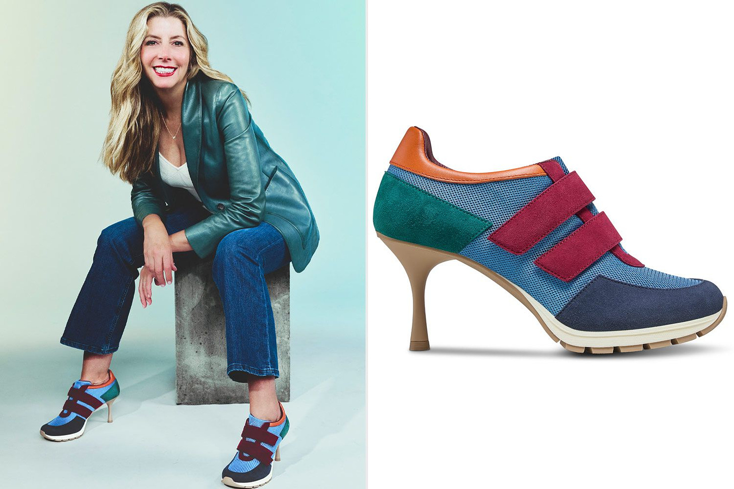 Spanx Founder Sara Blakely Debuts Sneaker-Heel Hybrid Sneex Starting at  $395 a Pair