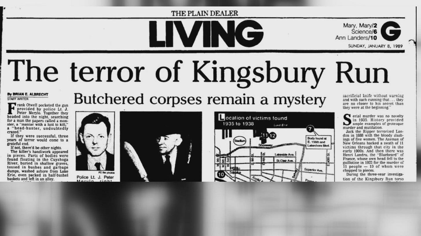 New effort to identify victims of Cleveland's infamous Torso Murders