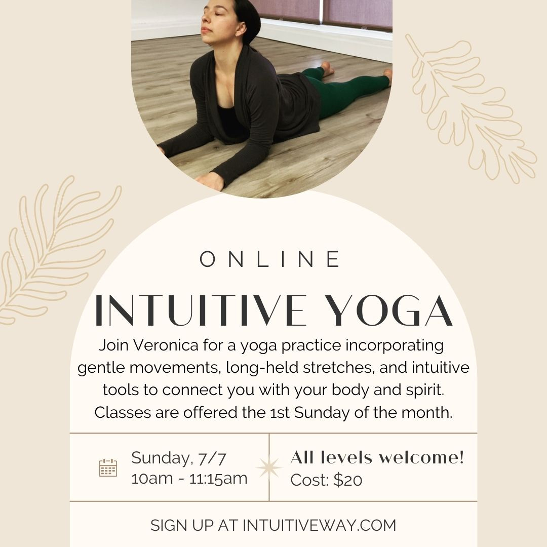 Image advertising Intuitive Yoga for Sunday June 7th