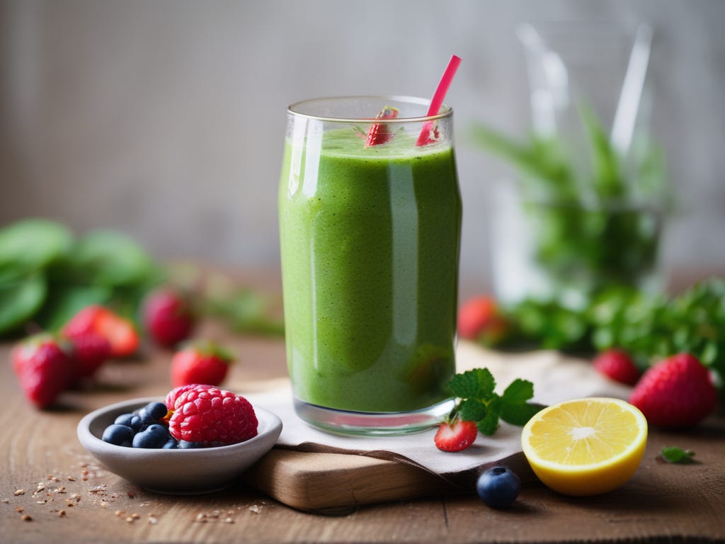 Berry Spinach Smoothie NUEPhaze Naturals