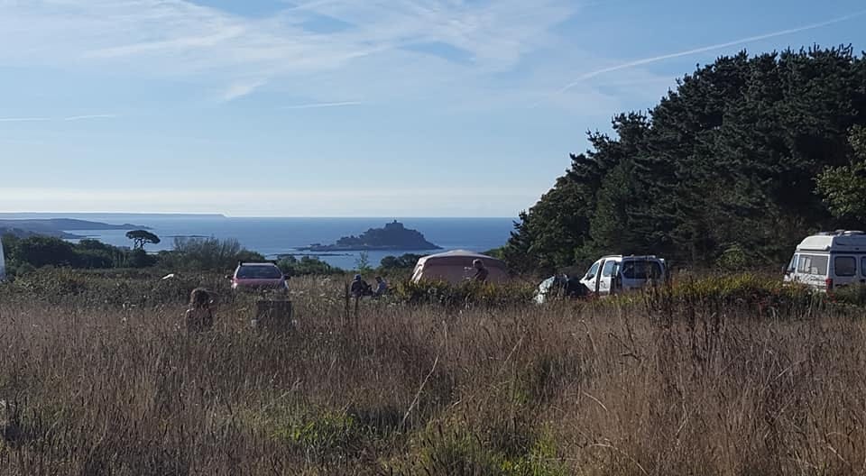 Cornwall, St Michaels Mount view