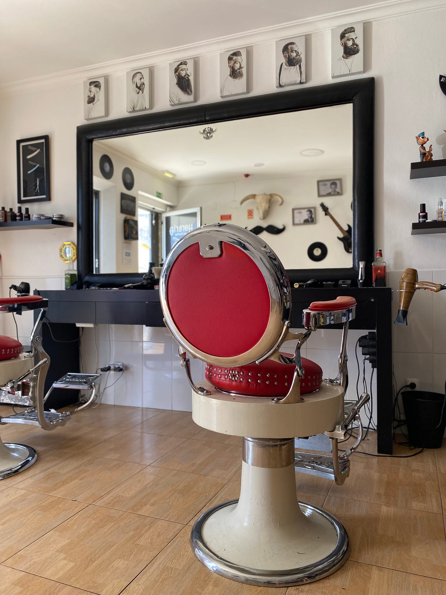 A barbers chair