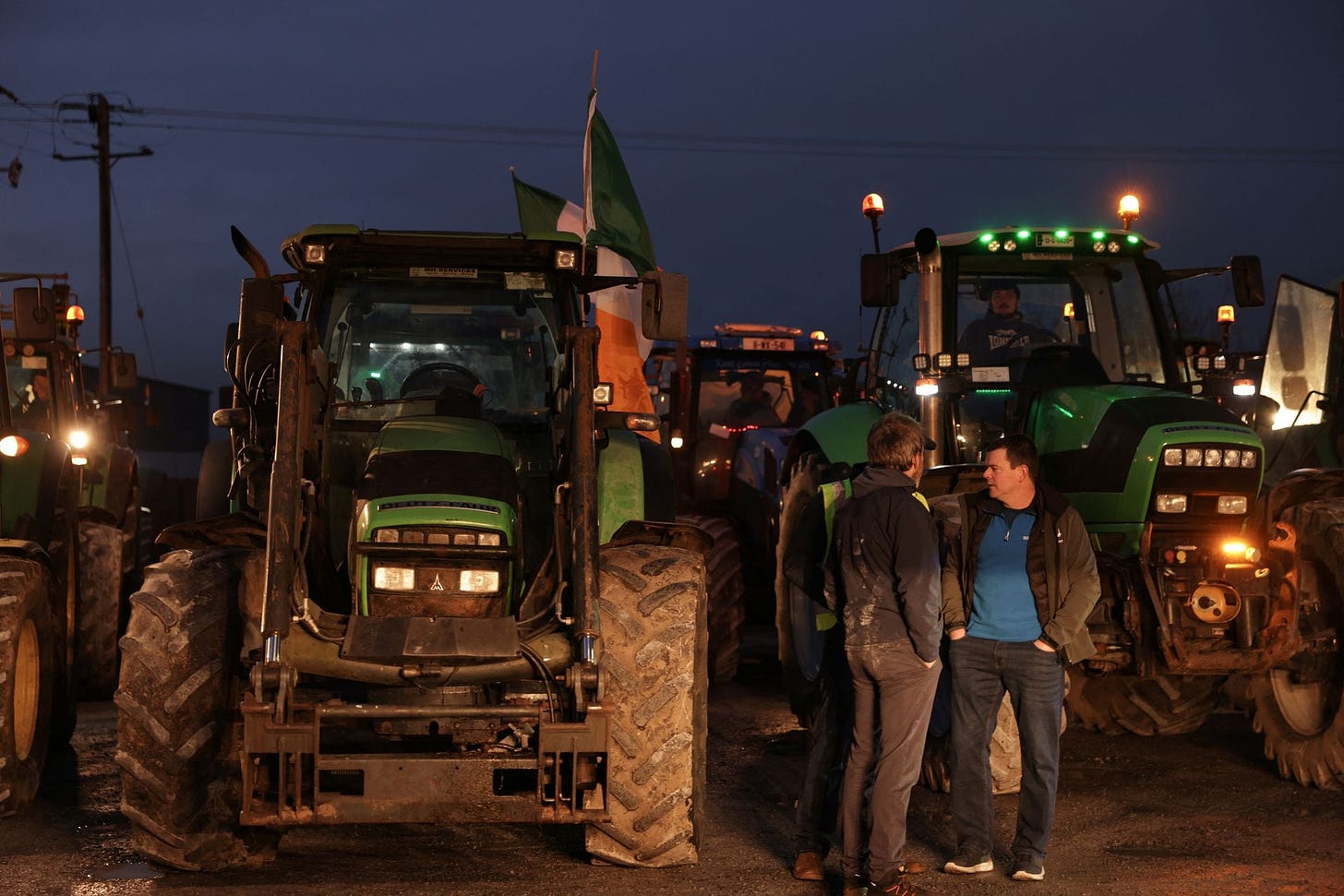 Farmers protest in Ireland