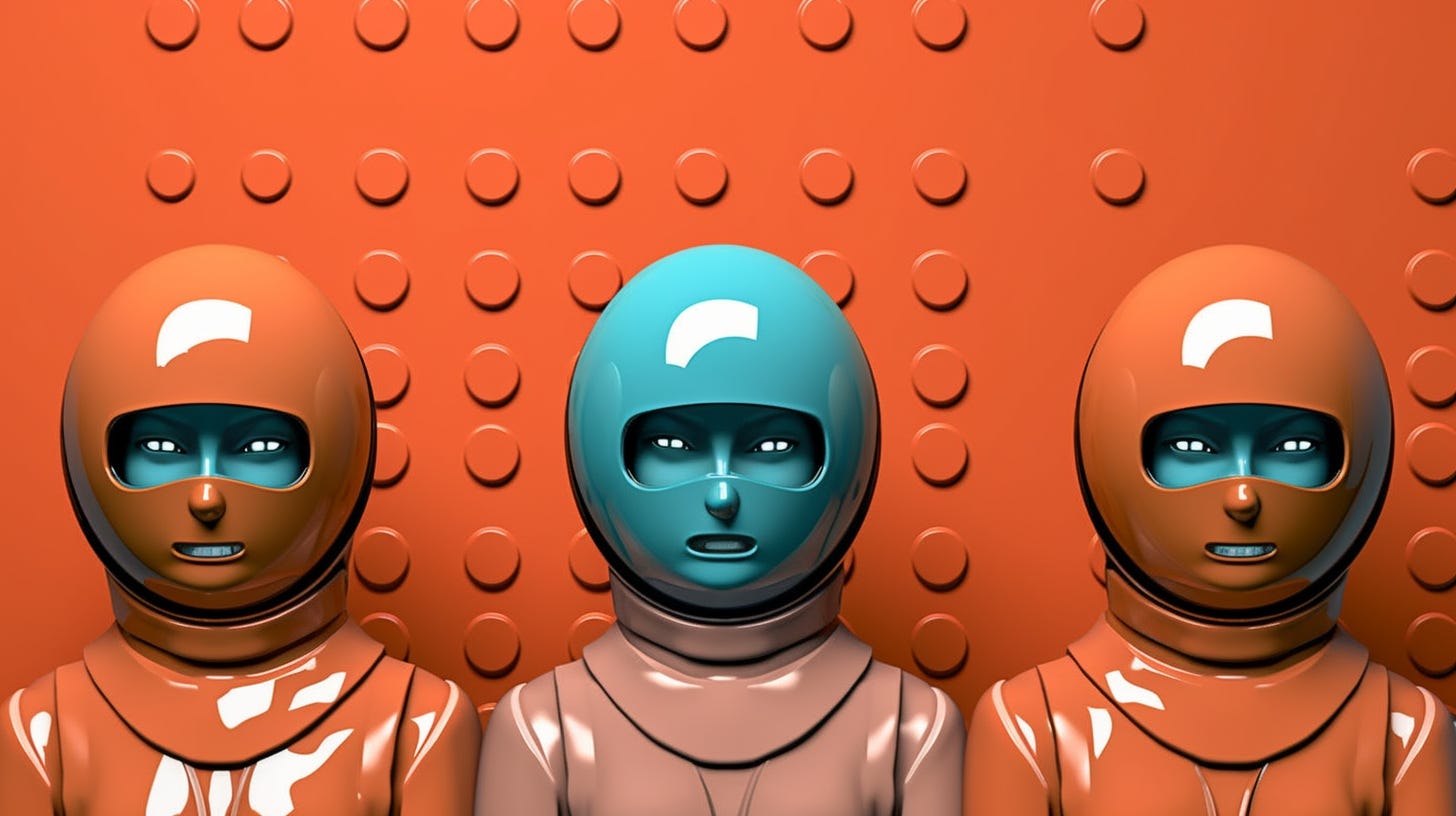 Midjourney prompt: https://s.mj.run/Bz9MhTxgoLk in a cyberspace environment, colors of burnt orange and air superiority blue --no airplanes --ar 16:9 Midjourney prompt: https://s.mj.run/Bz9MhTxgoLk in a cyberspace environment, colors of burnt orange and air superiority blue --no airplanes --ar 16:9