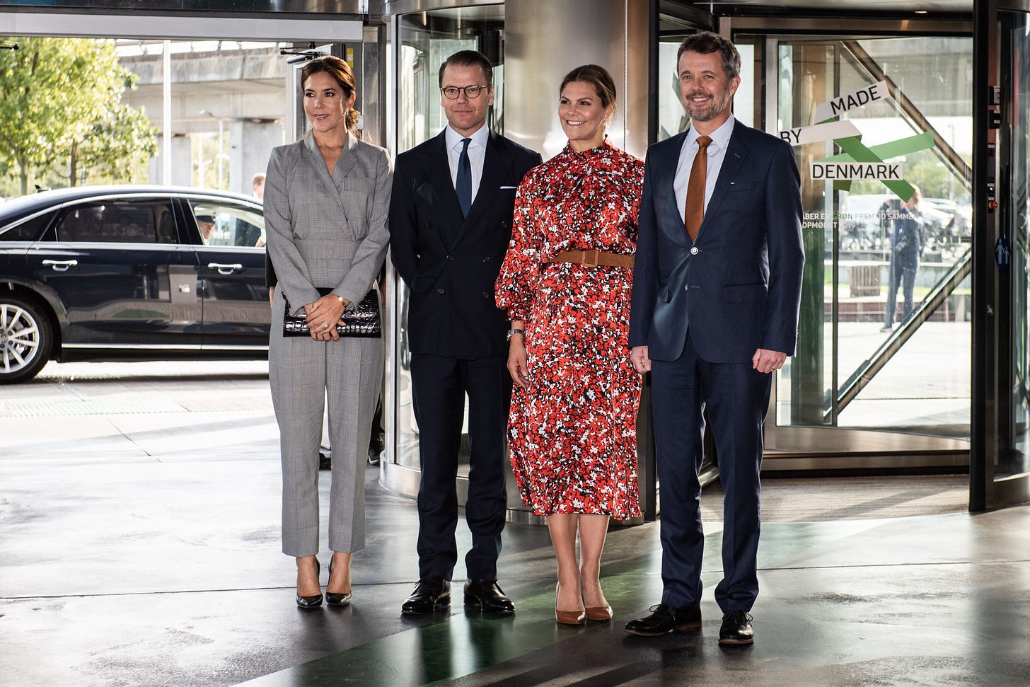 Queen Mary, Prince Daniel, Crown Princess Victoria and King Frederik