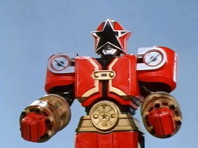 Power Ranger Zeo | Red Battlezord - YouTube