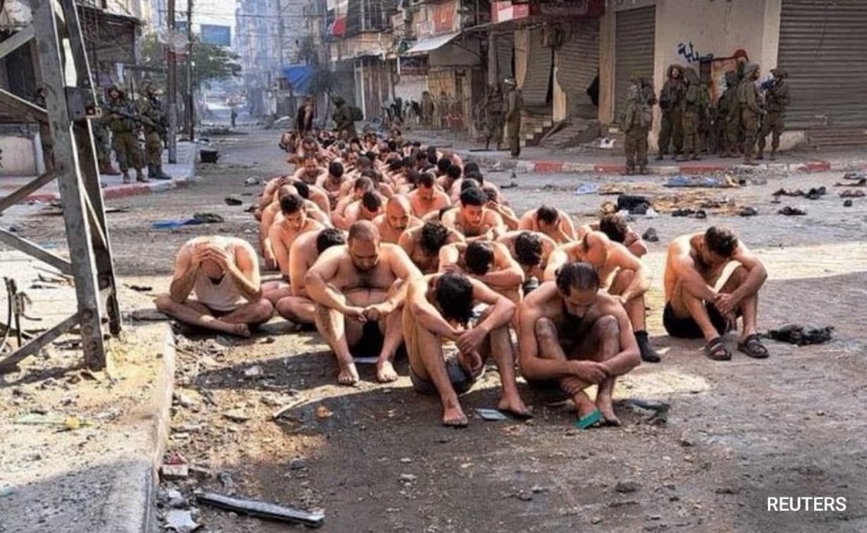 Heinous Crime": Hamas Slams Israel Over Images Showing Semi-Naked  Palestinians
