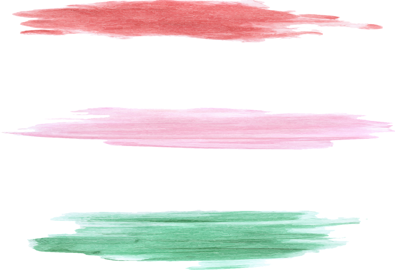 Free watercolor paint strokes brush strokes vector