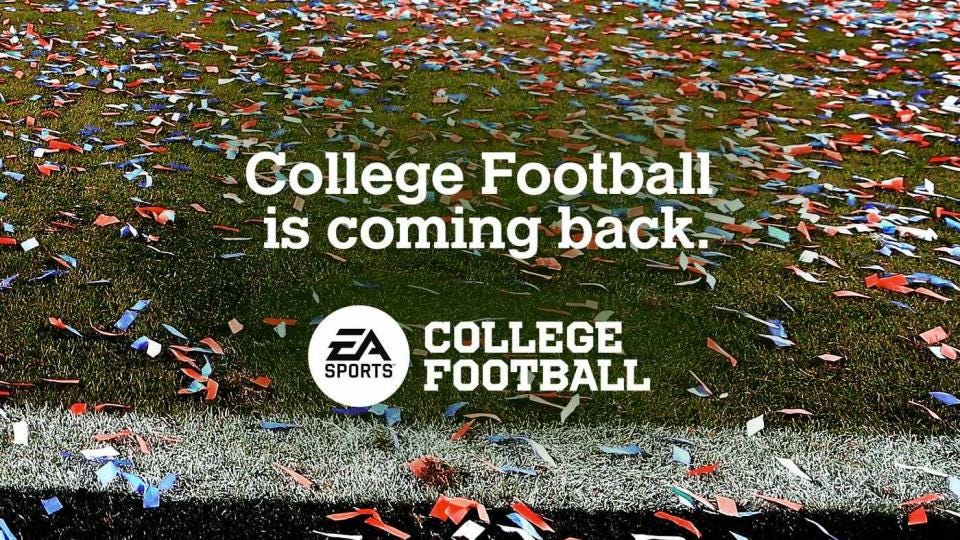 EA Sports announces projected release date for rebooted NCAA football video  game | Sporting News
