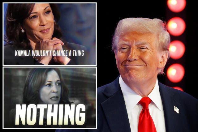 Trump campaign releases new ad centered on Kamala Harris telling 'The View'  she'd do 'not a thing' different than Biden