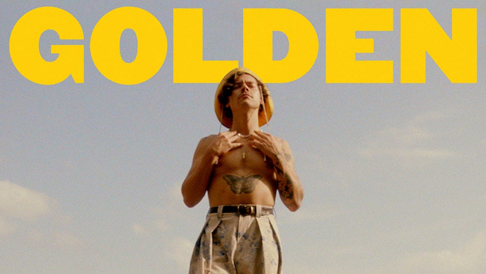 Harry Styles' Releases 'Golden' Music Video, Trends on Twitter