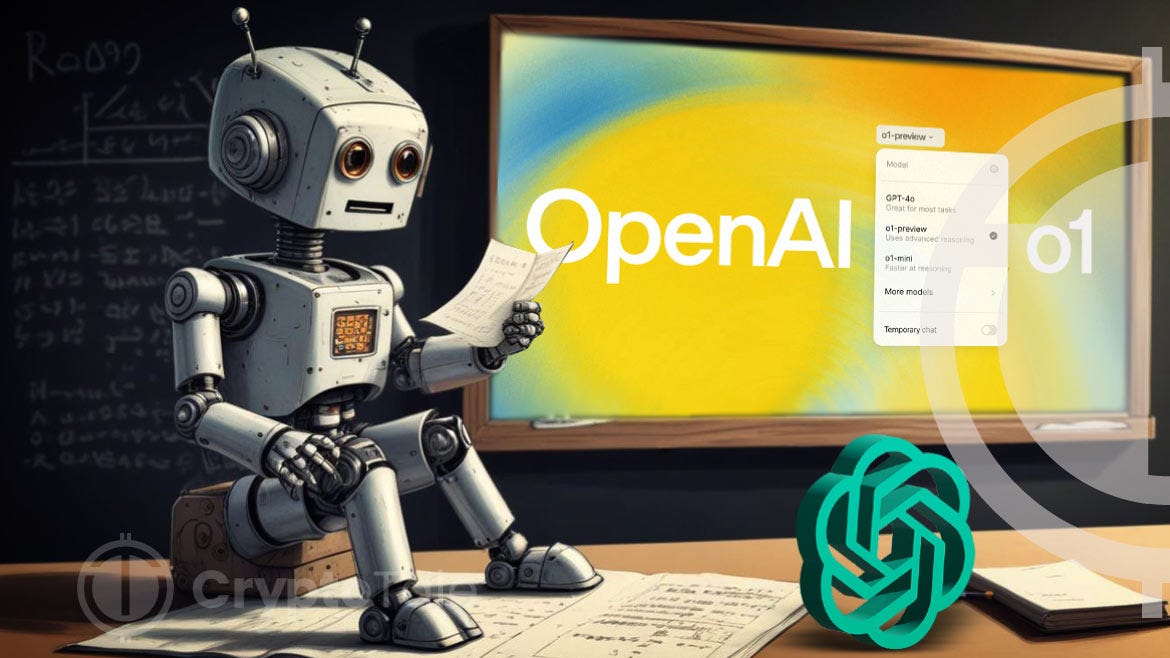 OpenAI Unveils o1-Preview AI Models for Advanced Solutions: Guest Post by  CryptoTale | CoinMarketCap