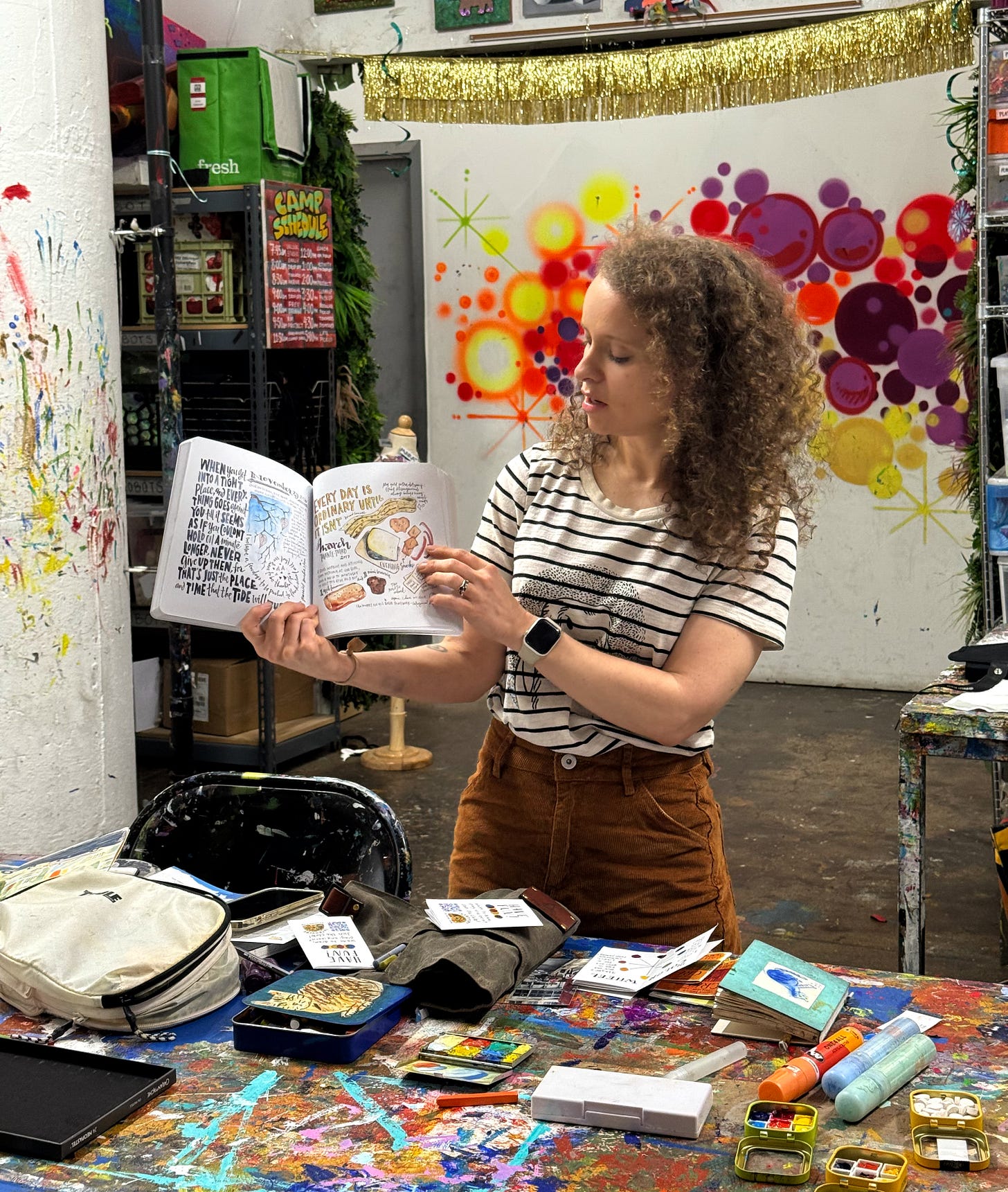 Beth Spencer teaching color
