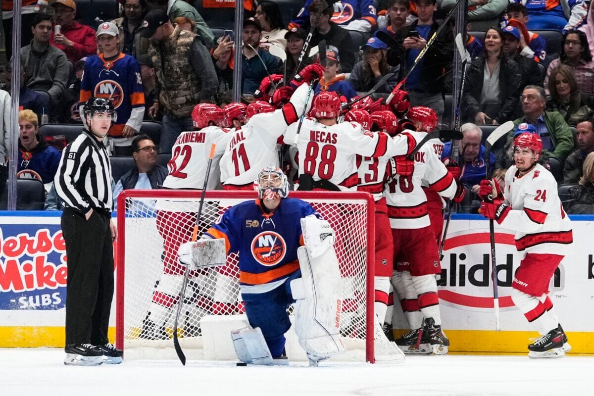 Islanders season ends as Paul Stastny nets OT winner to complete Game 6  comeback for Hurricanes | amNewYork