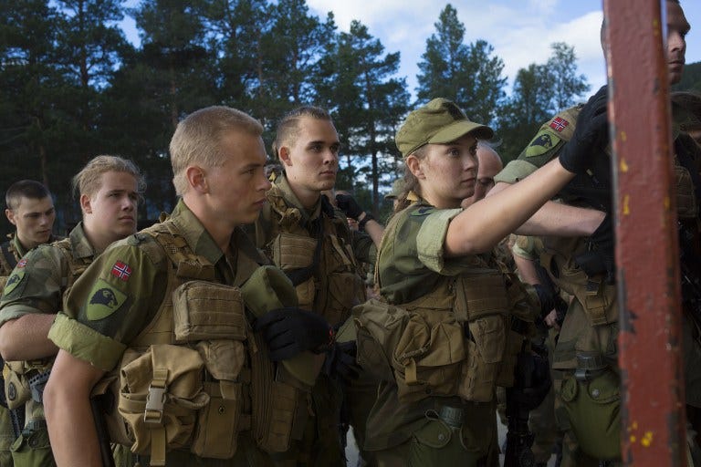 Bras, tanks and guns: Norway's women join the draft | The Times of Israel