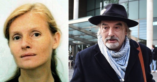 Ian Bailey (right) was accused of Sophie Toscan du Plantier's murder (Picture: Reuters/Getty)