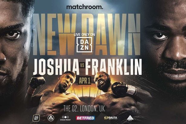 How to buy tickets for Anthony Joshua vs Jermaine Franklin fight as prices  reduced - Manchester Evening News