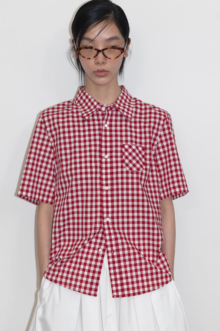 100% cotton plaid shirt | 3 color