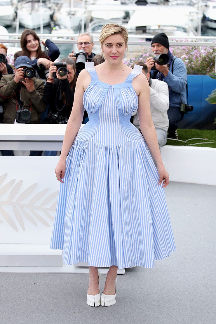 Greta Gerwig Wore Maison Margiela Haute Couture To The 2024 Cannes Film  Festival Jury Photocall