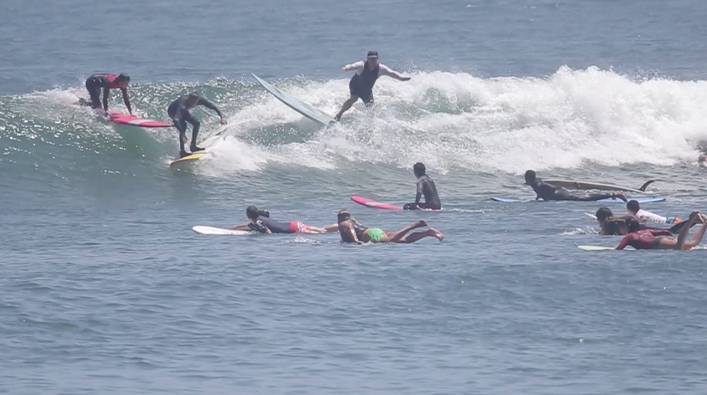 Avoiding Surfboard Dings at the 5 Most Crowded Waves in California –  Surfcare