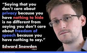 Edward Snowden on the right to privacy ...