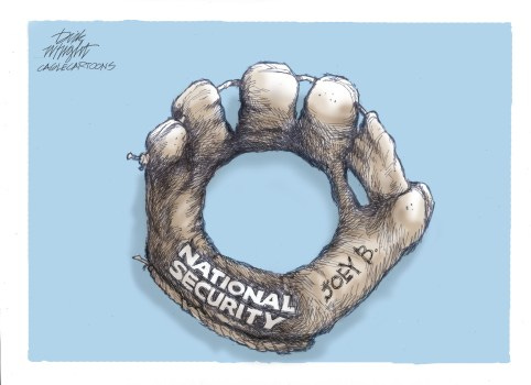 National Security Holes by Dick Wright, PoliticalCartoons.com