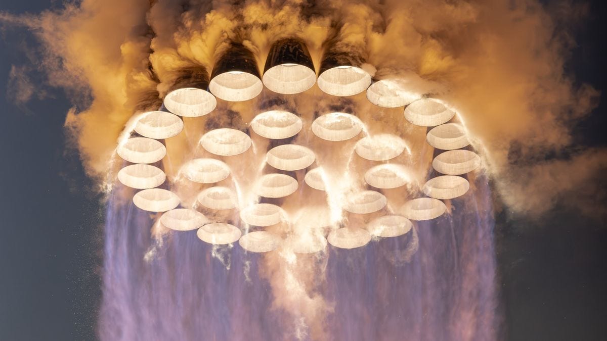 See SpaceX's Starship ignite all 33 1st-stage engines (photos) | Space