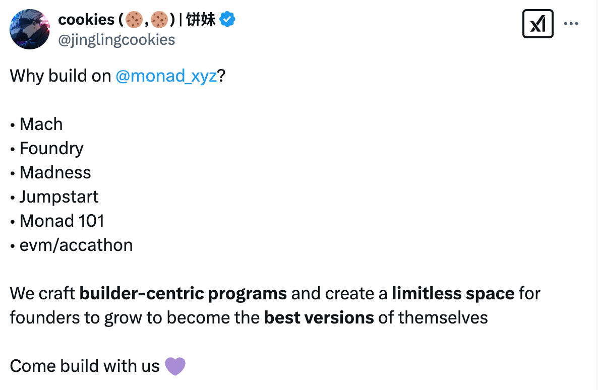 Monad Ecosystem Programs