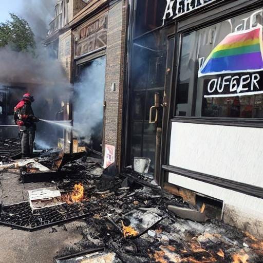 May be an image of 1 person and fire