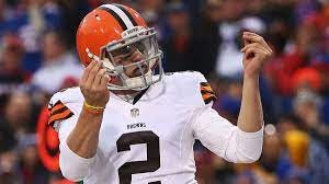 Cleveland Browns quarterback Johnny Manziel says his signature money sign  is out - Los Angeles Times