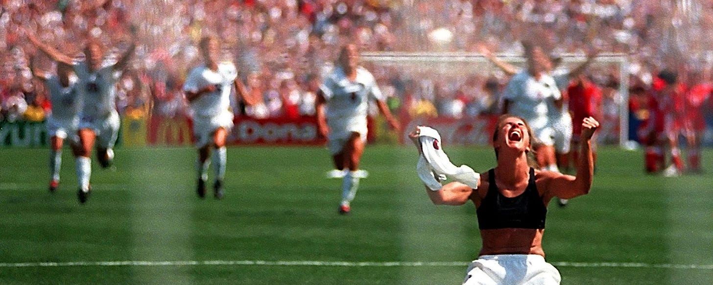 Brandi Chastain and the Greatest Celebration of All Time