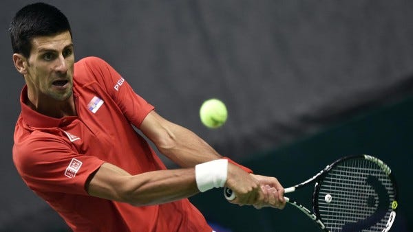 novak djokovic moves forward in davis cup 2015