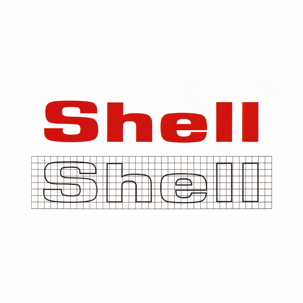 Raymond Loewy's 1971 logotype for oil giant Shell