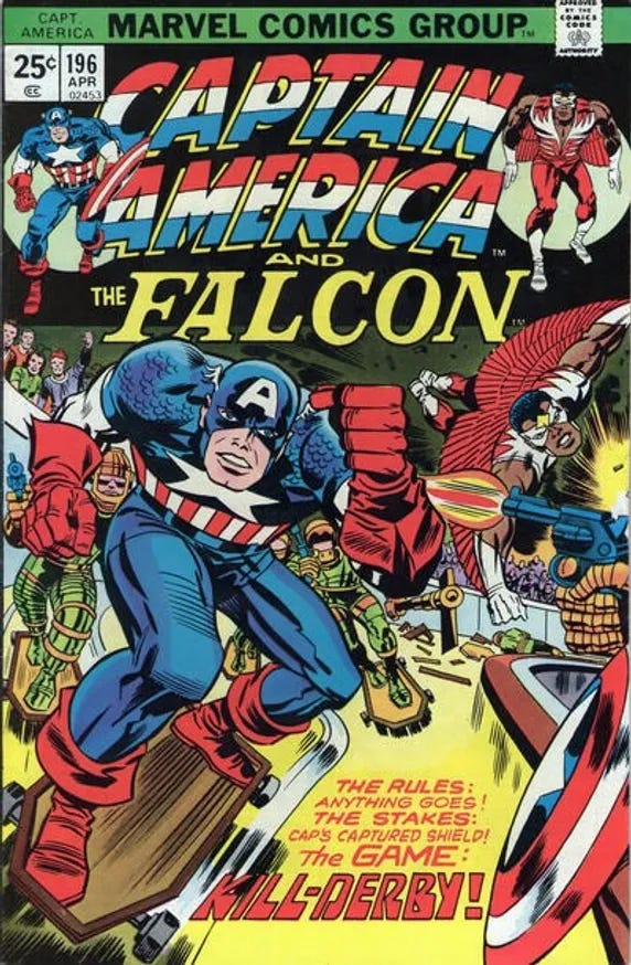 Cover to Captain America 196