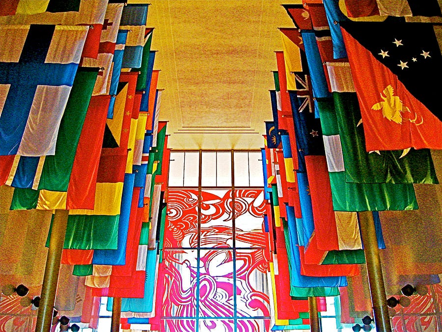 Flags of the World at Kennedy Center in Washington D C Photograph by Ruth  Hager - Fine Art America