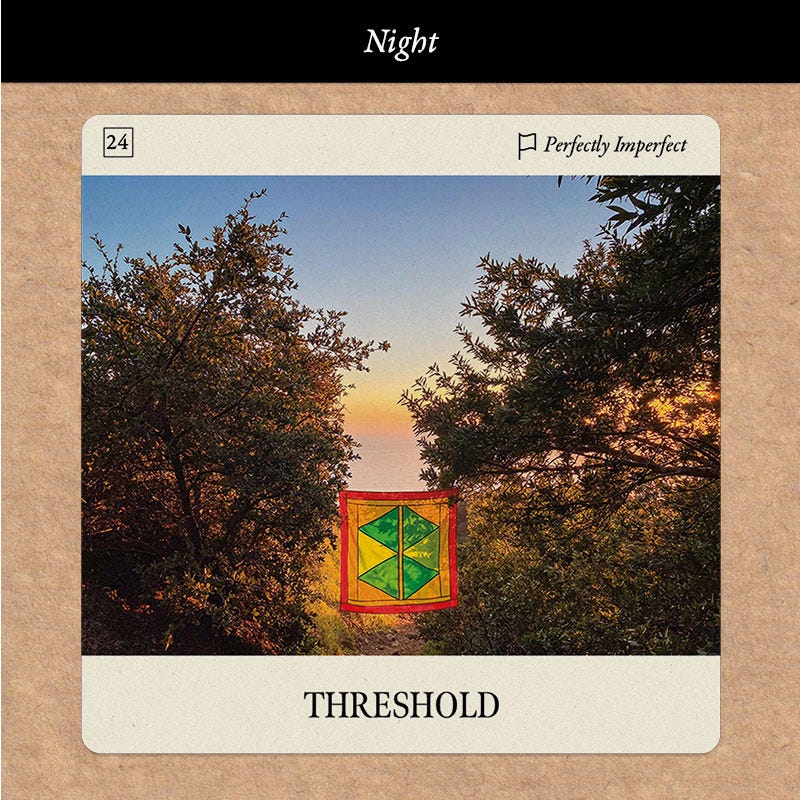 Threshold Flag Oracle card