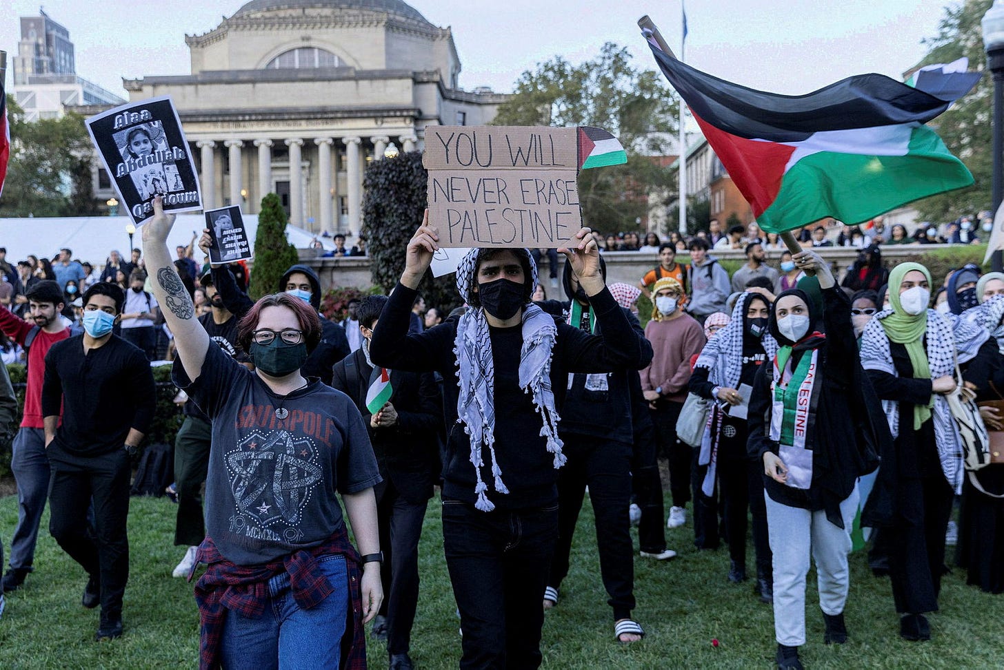 Two pro-Palestinian Groups Spearheading anti-Israel Protests at Columbia  Suspended - U.S. News - Haaretz.com