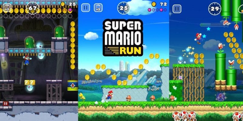 super mario run reviews 2016