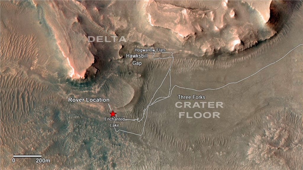 Mars Samples Three Forks Region