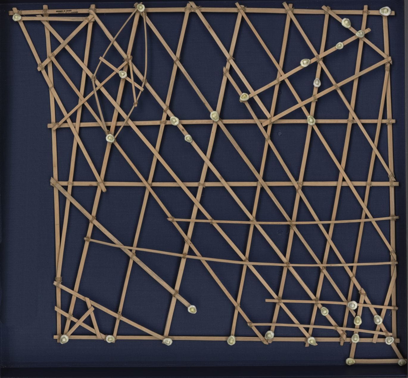 A Rebbelib stick chart of the entire Marshall Islands. A Rebbelib stick chart of the entire Marshall Islands.