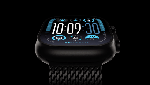 Apple Watch Ultra 2 now comes in a stunning black titanium finish.