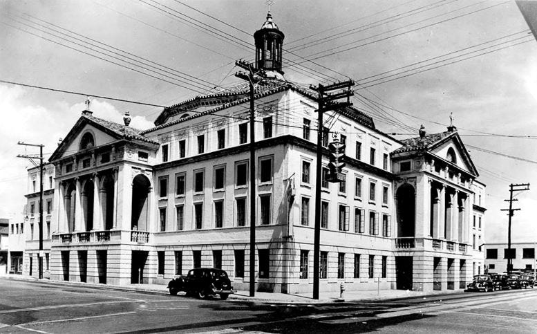 Central Baptist Church in the 1940s.