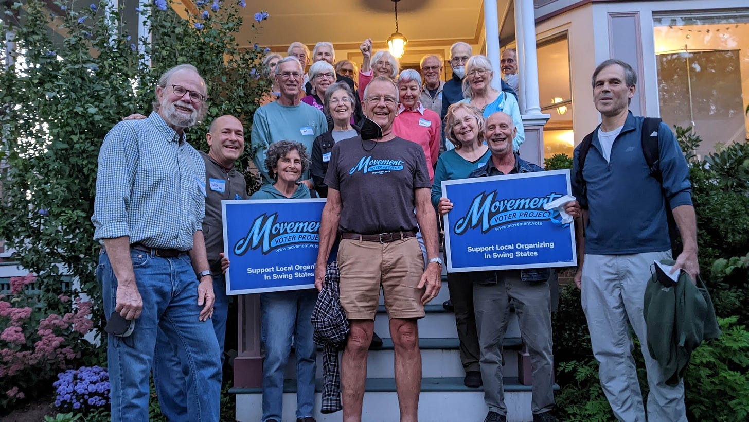The MVP Western Massachusetts Volunteer Team, launching their 2024 donor organizing campaign