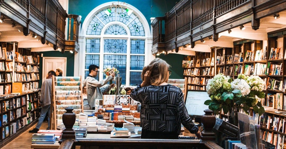 people inside library people inside library