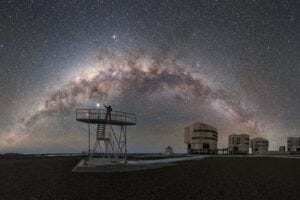 On December 24th, AES Andes, a subsidiary of the US power company AES Corporation, submitted a project for a massive industrial complex for environmental impact assessment. This complex threatens the pristine skies above ESO’s Paranal Observatory in Chile’s Atacama Desert, the darkest and clearest of any astronomical observatory in the world [1]. The industrial megaproject is planned to be located just 5 to 11 kilometres from telescopes at Paranal, which would cause irreparable damage to astronomical observations, in particular due to light pollution emitted throughout the project’s operational life. Relocating the complex would save one of Earth's last truly pristine dark skies.