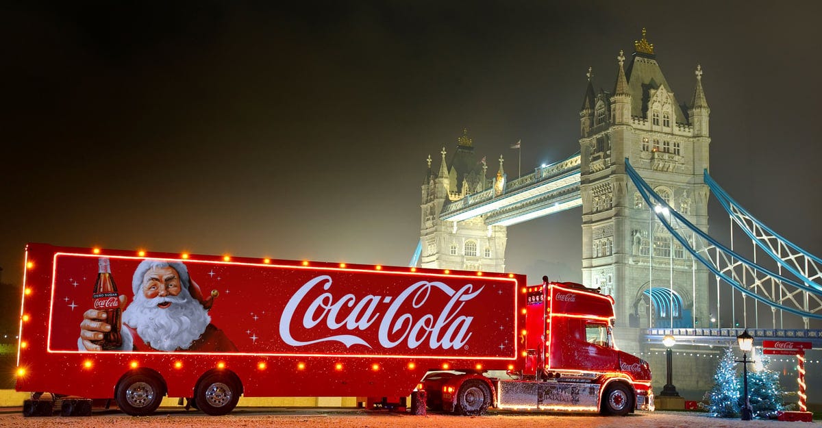 Coca-Cola's famed trucks hit London this week | The Standard
