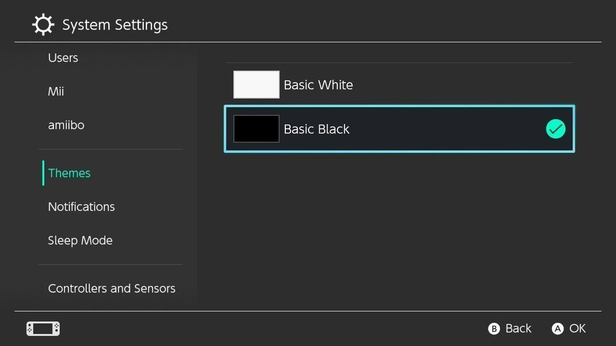 Nintendo Switch themes